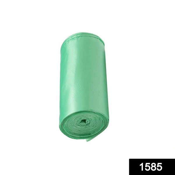 1585 Bio-degradable Eco Friendly Garbage/Trash Bags Rolls (19 x 21) (Green) (Pack of 30)