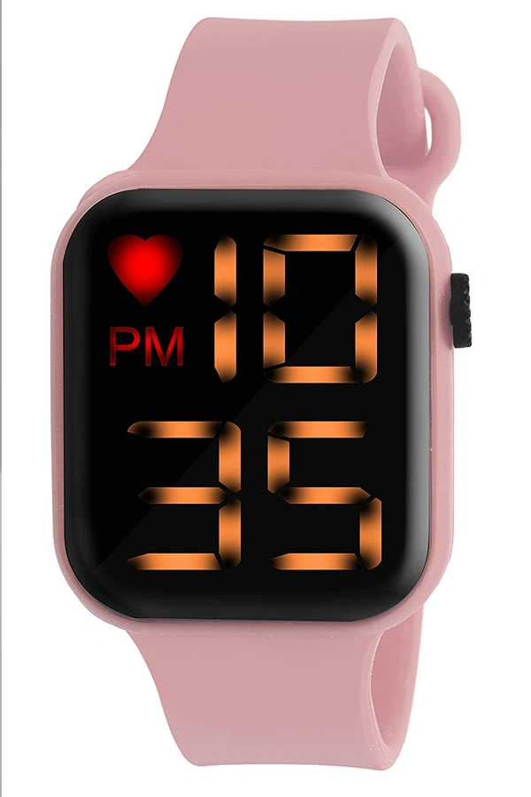 Digital Dial LED Large Display Smart Design Kids Watch for Boys & Girls