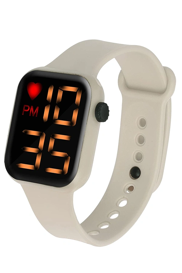 Digital Dial LED Large Display Smart Design Kids Watch for Boys & Girls