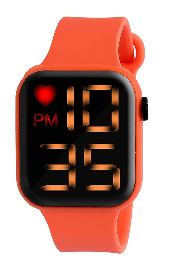 Digital Dial LED Large Display Smart Design Kids Watch for Boys & Girls