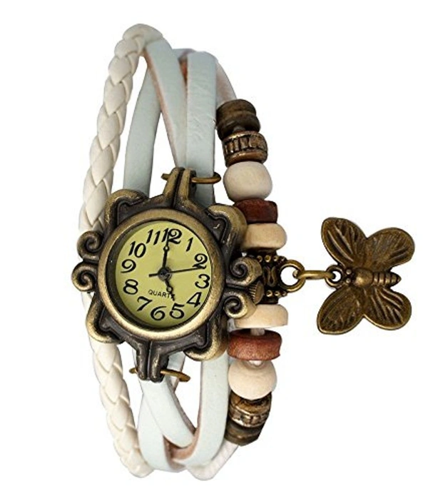 Rakhi with Butterfly Pendulam  in Multi Colour Analog Girl's Watch