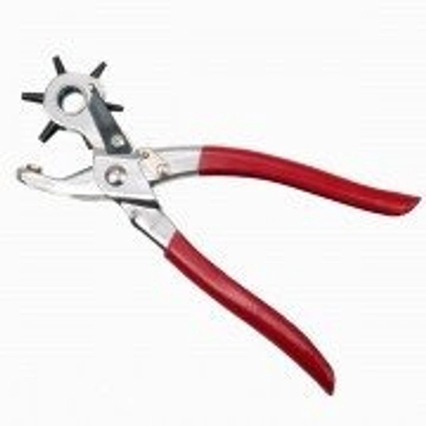 MVS Punch Plier to make a hole in Leather.(Red) Hand Tools & Kits