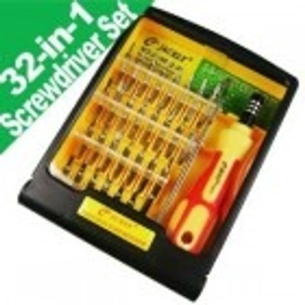 MVS 32 in 1 Flatted Screwdriver Tool Kit For Mobiles, PDA, Laptop.