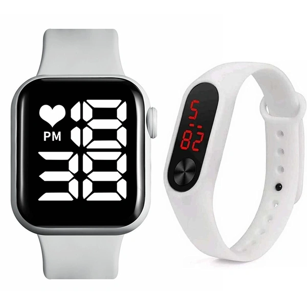 MVS Digital Watches for Boys Latest Kids Watch Men Combo ( Pack of 2 )