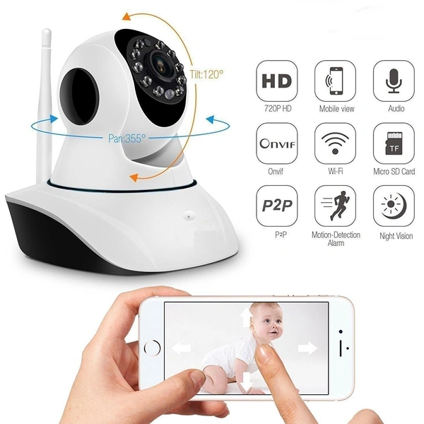  Smart Portable WIFI Wireless IP CCTV Security Camera