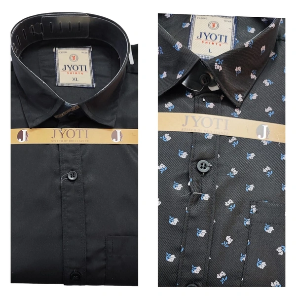 Men's Cotton Blend | Regular Fit | Plain & Printed | Formal Shirt | (Pack of 2 )