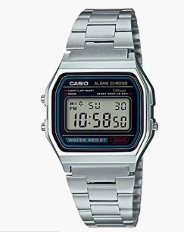 Digital Stainless Steel Wrist Watch For Men 