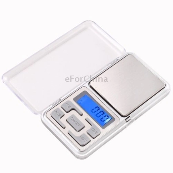 MVS Pocket Weight Scale Digital Jewellery/Chem/Kitchen Small Weighing Machine (200 G)  with Auto Calibration, Tare Full Capacity