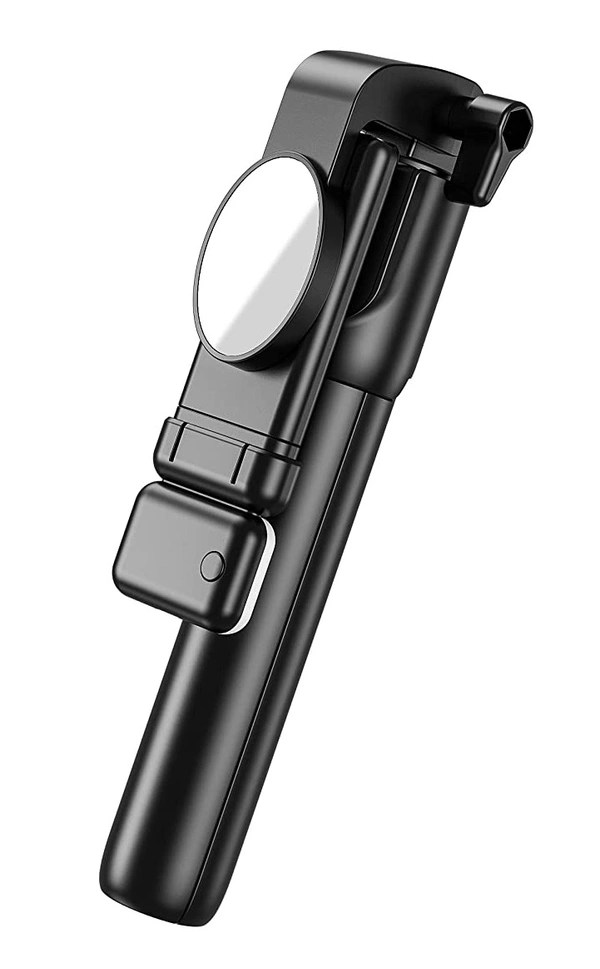 Selfie Stick/Tripod H2S with Light and Selfie Mirror. 