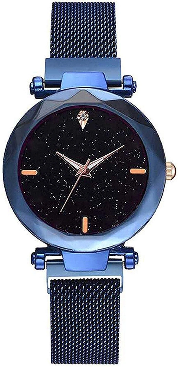   Analog Magnetic  Girls Blue Wrist Watch