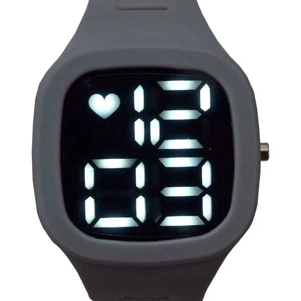 MVS  Sports Watch With Large LED Digits  Square Dial Watch For Men 