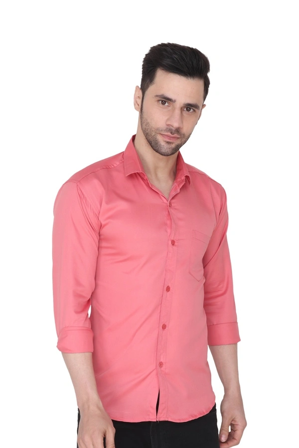Men's Cotton Blend | Regular Fit | Solid Plain Colors | Formal Shirt | Full Sleeve
