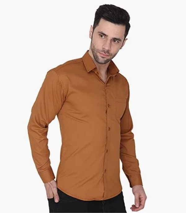 Men's Cotton Blend | Regular Fit | Solid Plain Colors | Formal Shirt | Full Sleeve