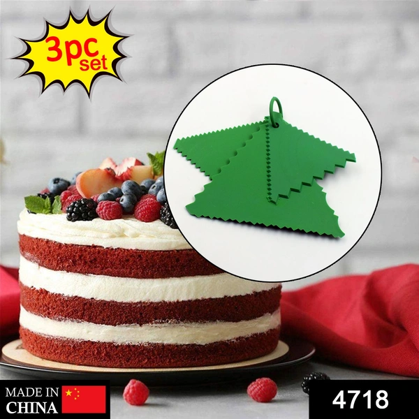 4718 T shape Scraper for Cake with Edge Cake Decorating Tools