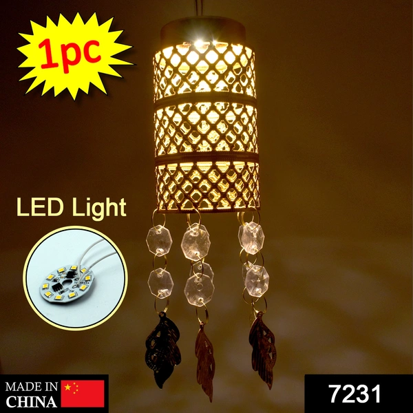 7231 Fancy Golden Jhoomer For Home Decoration