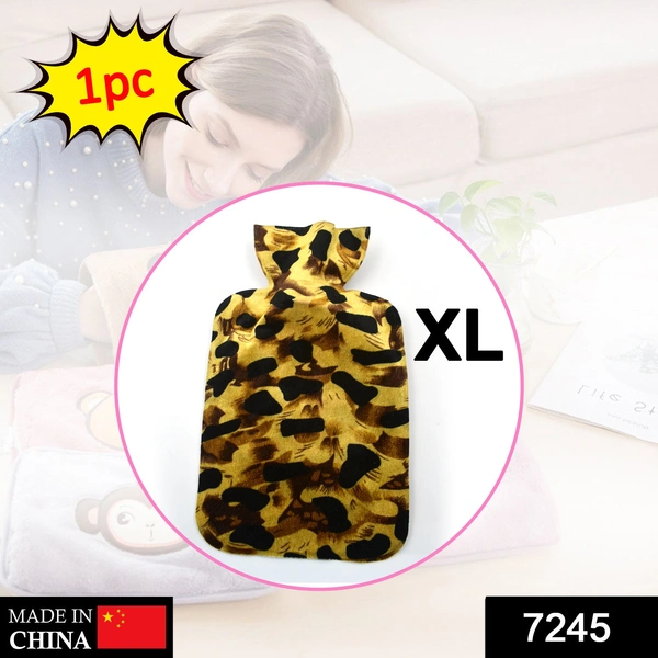 7245 Personal Care Rubber Hot Water Heating Pad Bag for Pain Relief ( Extra Large )