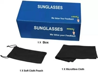 SRPM Wayfarer Sunglasses - Black+ Brown , Medium