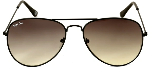ROYAL SON Aviator Sunglasses - Brown