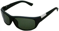 Lee Topper Wrap-around Sunglasses - Free Size, Yellow + Black + Brown
