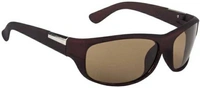 Lee Topper Wrap-around Sunglasses - Free Size, Yellow + Black + Brown