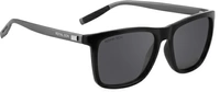 ROYAL SON Retro Square Sunglasses - Black, Medium
