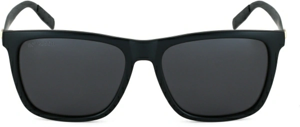 ROYAL SON Retro Square Sunglasses - Black, Medium