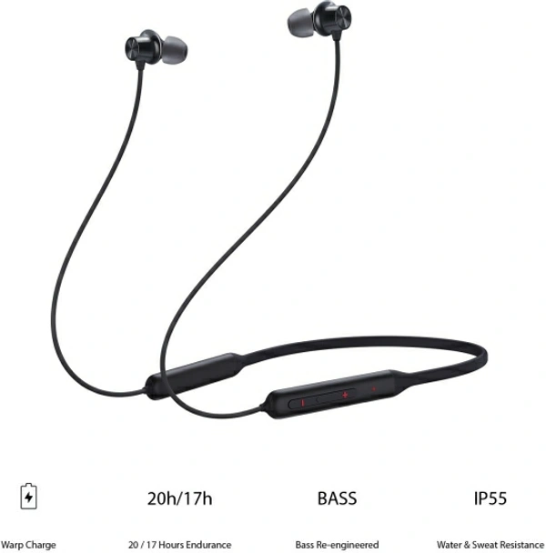 OnePlus Bullets Wireless Z Bass Edition Bluetooth Headset Black - Black