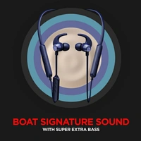 BoAt Rockerz Pro+ Bluetooth Headset - Blue, Free