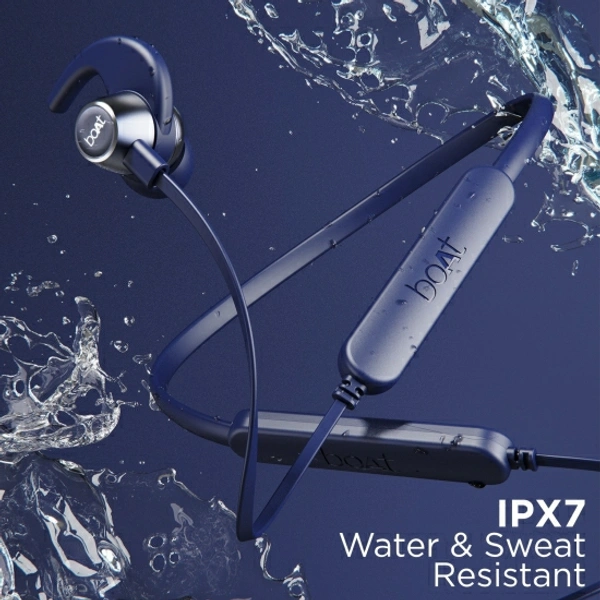 BoAt Rockerz Pro+ Bluetooth Headset - Blue, Free