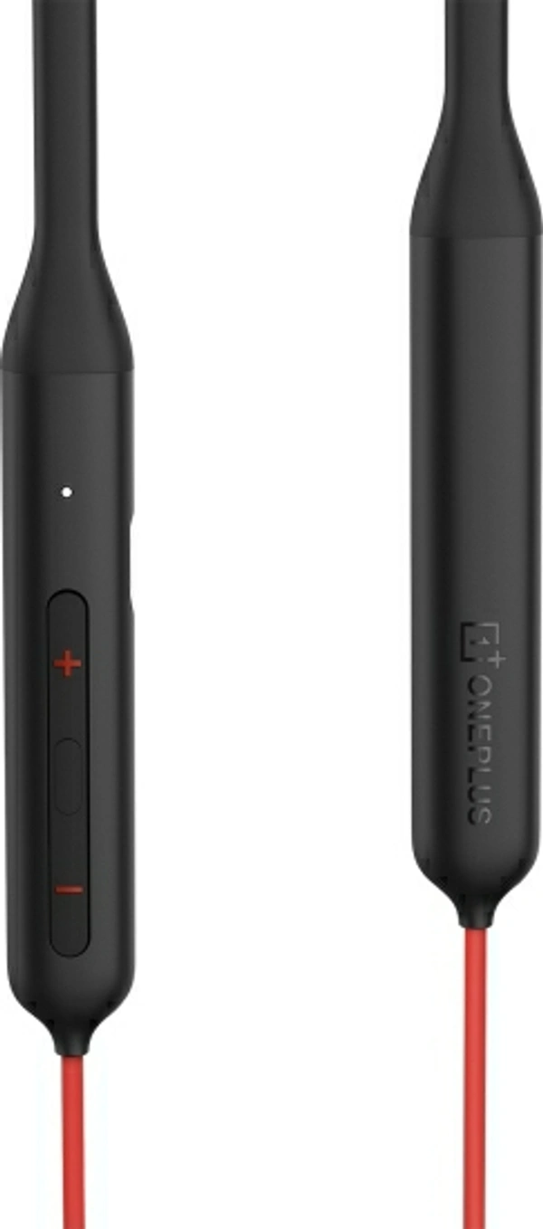 OnePlus Bullets Wireless Z Bass Edition Bluetooth Headset Black - Red, Free