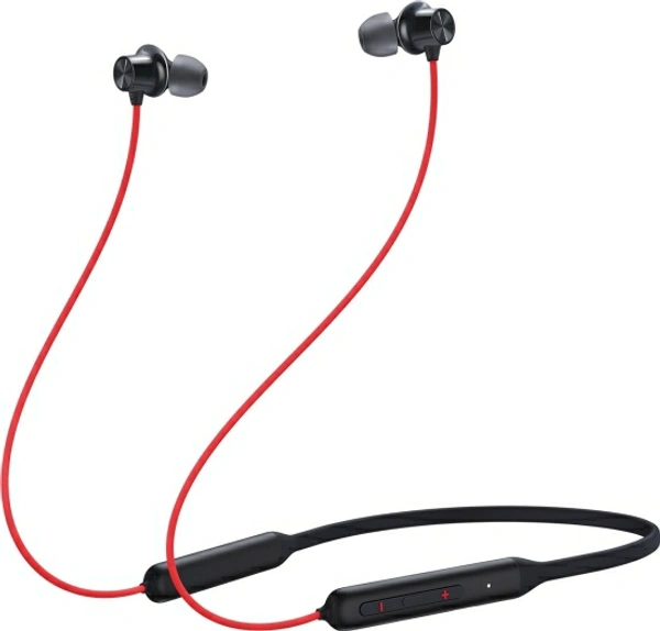 OnePlus Bullets Wireless Z Bass Edition Bluetooth Headset Black - Red, Free