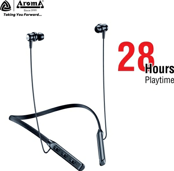 Bluetooth Neckband Bluetooth Headset  - Black, Free