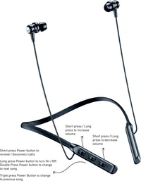 Bluetooth Neckband Bluetooth Headset  - Black, Free