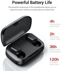 blue seed BBD-S19 True wireless Portable Bluetooth Headset - Black, Free