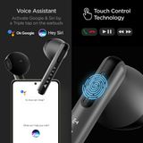 Boult Audio AirBass Xpods TWS Earbuds with 20H Playtime Bluetooth Headset - Free, Black