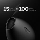 Boult Audio AirBass Xpods TWS Earbuds with 20H Playtime Bluetooth Headset - Free, Black