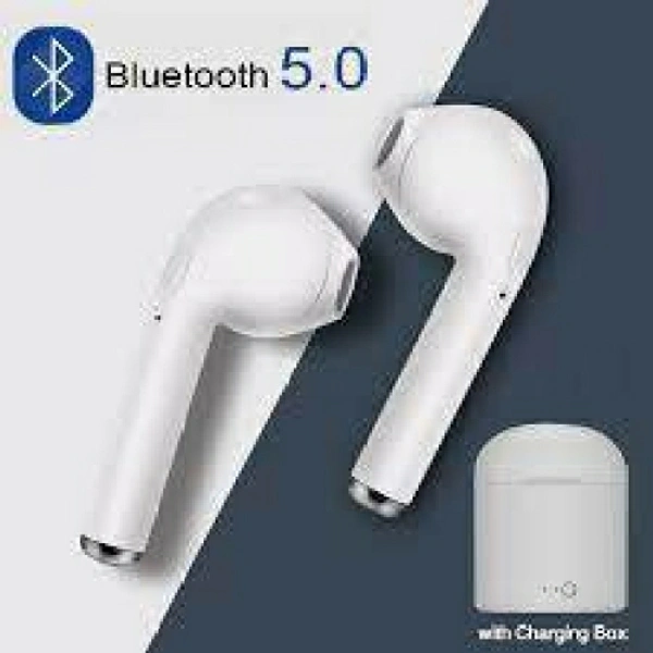 Wireless Earbuds With Charging Box Bluetooth Headset (White,) Bluetooth Headset - 20, White 