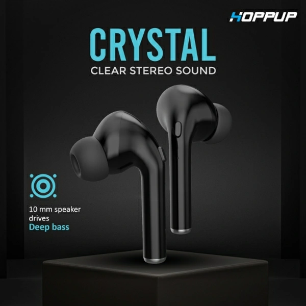 HOPPUP Jumbo with 30 Hours Playtime Bluetooth Headset - Black, Free