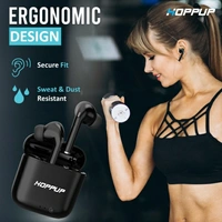 HOPPUP Jumbo with 30 Hours Playtime Bluetooth Headset - Black, Free