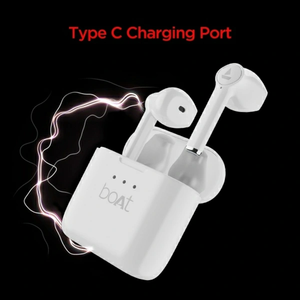 boAt Airdopes 131 Bluetooth Headset - White, Free