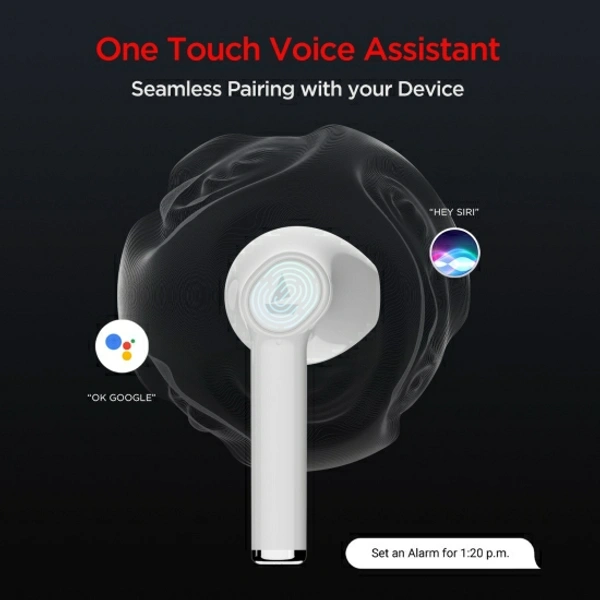 boAt Airdopes 131 Bluetooth Headset - White, Free
