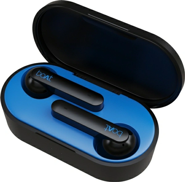 boAt Airdopes 461 Bluetooth Headset - Blue, Free