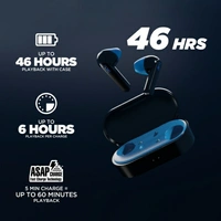 boAt Airdopes 461 Bluetooth Headset - Blue, Free