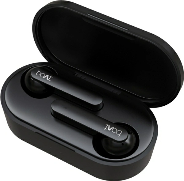 boAt Airdopes 461 Bluetooth Headset - Black, Free