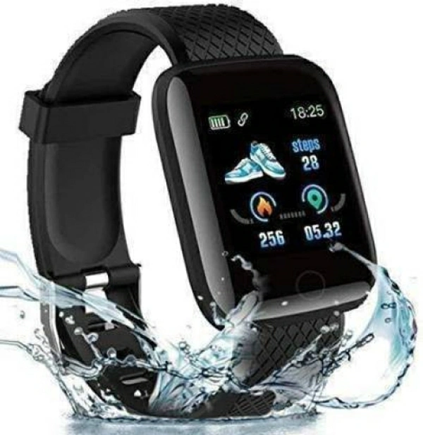 Attrix id116 Smartwatch  - Black, 20