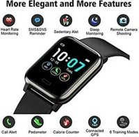 Attrix id116 Smartwatch  - Black, 20