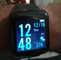 Attrix id116 Smartwatch  - Black, 20