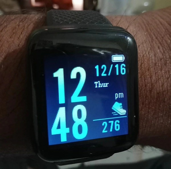 Attrix id116 Smartwatch  - Black, 20