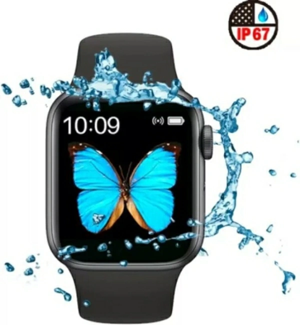 Fitpro T55 Bluetooth Smartwatch Touchscreen - Black, Free