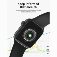 Fitpro T55 Bluetooth Smartwatch Touchscreen - Black, Free